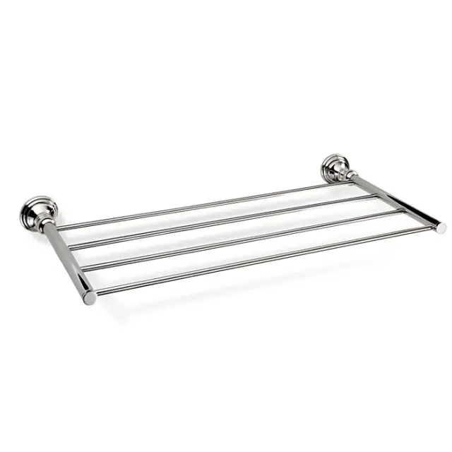 Decor Walther Classic HTA Полка для полотенец 60x25 см, подвесная, цвет: никель полированный 0512530