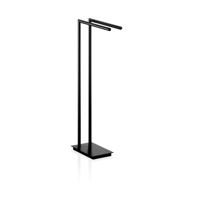 Decor Walther Straight 2 Стойка-полотенцедержатель 38xh80 см напольная, цвет: черный матовый 0504860