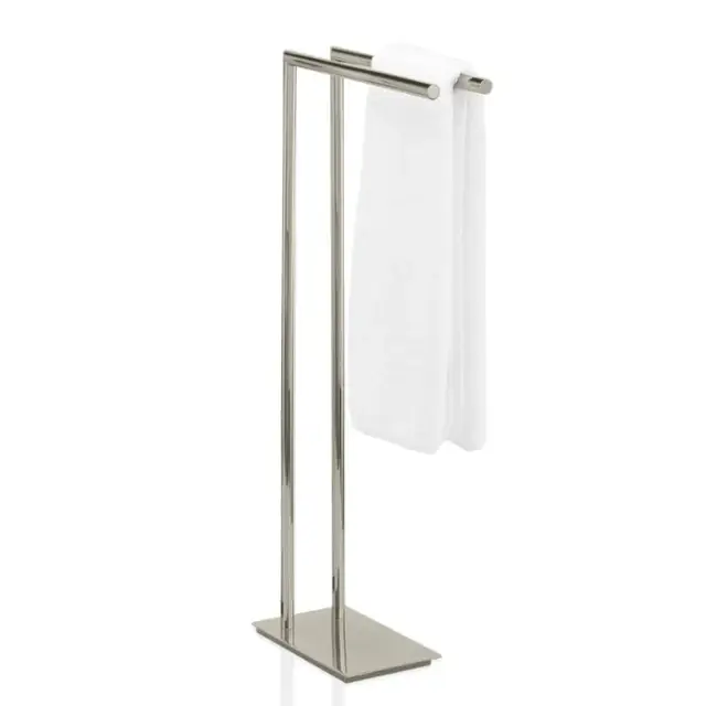 Decor Walther Straight 2 Стойка-полотенцедержатель 38xh80 см, напольная, цвет: никель сатин. 0504834