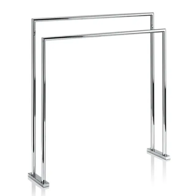 Decor Walther Porzellan HT 5 Полотенцедержатель двойной 70x16xh75 см, напольный, цвет: хром 0503500