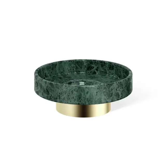 Decor Walther Century STS Мыльница с мраморной чашей, настольная, цвет: золото матовое 0587082