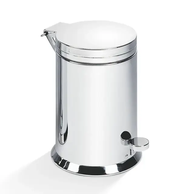 Decor Walther Universal TE 38 SC Ведро 21xh29 см, с педалью и крышкой, цвет хром 0614800