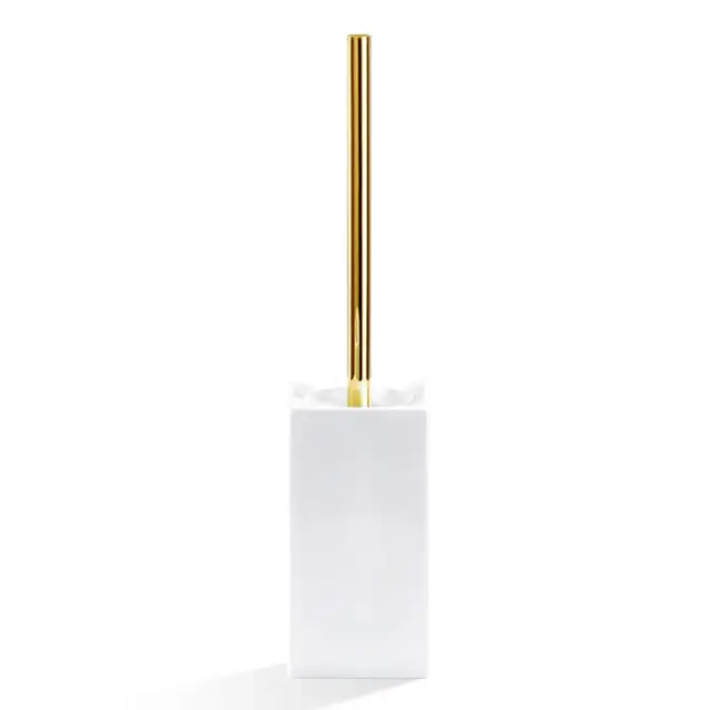 Decor Walther Porzellan DW 6200 Ершик для унитаза напольный фарфор, цвет: золото 0805252