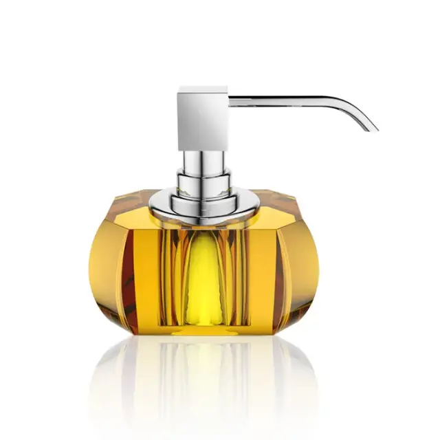 Decor Walther Kristall SSP Дозатор для жидкого мыла настольный, стеклянная колба, цвет: хром 0924281