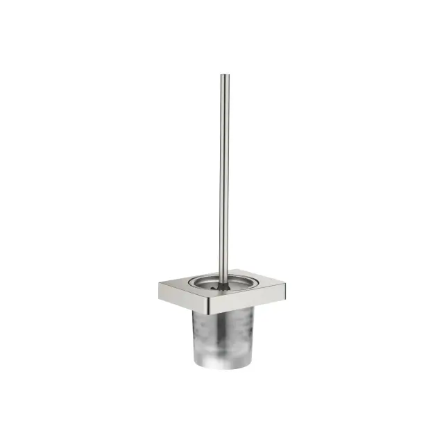 Dornbracht Lulu Ершик для унитаза подвесной, со стеклянной колбой, цвет: платина матовая 83900710-06