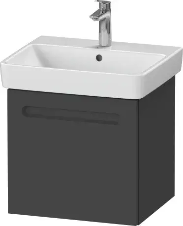Duravit No.1 Тумба под раковину с 1-им ящ. 49x42,6x47,8h см, цвет: графит мат. N14380049490000
