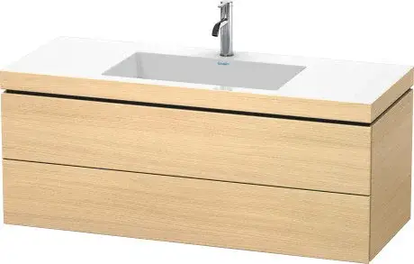 Duravit L-Cube Тумба с раковиной и 2-мя ящ. 120x48x50h см, цвет: дуб средиземноморский LC6929O7171