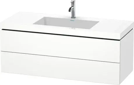 Duravit L-Cube Тумба с раковиной и 2-мя ящ. 120x48x50h см, цвет: Gres Pietra Grey Opaco LC6929O1818