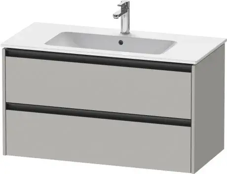 Duravit Ketho.2 Тумба под раковину 101x48x55h см, цвет: бетонно-серый мат. K25264007070000