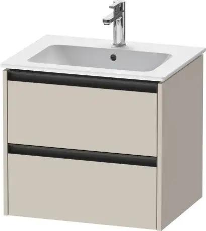 Duravit Ketho.2 Тумба под раковину 61x48x55h см, цвет: серо-коричневый мат. K25262091910000