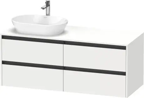 Duravit Ketho.2 Тумба под раковину 140x55x56,8h см, цвет: Gres Pietra Grey Opaco K24898L18180000