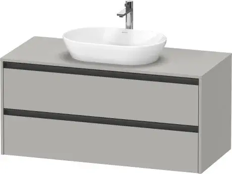 Duravit Ketho.2 Тумба под раковину 120x55x56,8h см, цвет: бетонно-серый мат. K24897007070000