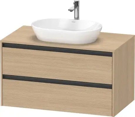 Duravit Ketho.2 Тумба под раковину с 2-мя ящ. 100x55x56,8h см, цвет: дуб натур. K24896030300000