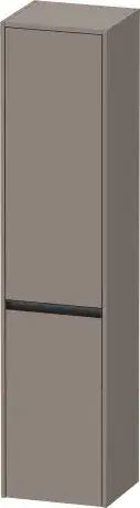 Duravit Ketho.2 Шкаф подвесной 40х36х176h см, цвет: базальт матовый K21329L43430000
