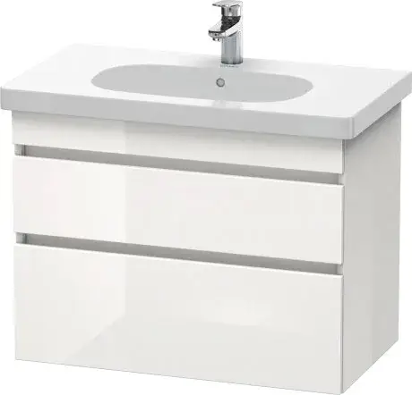 Duravit DuraStyle Тумба под раковину с 2-мя ящ. 80x45,3x61h см, цвет: белый глянц. DS648402222
