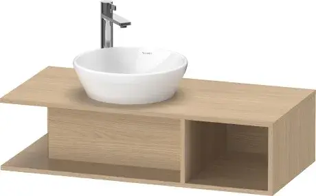 Duravit D-Neo Тумба под раковину слева подвесная 100x48x26h см, цвет: дуб натуральный DE491903030