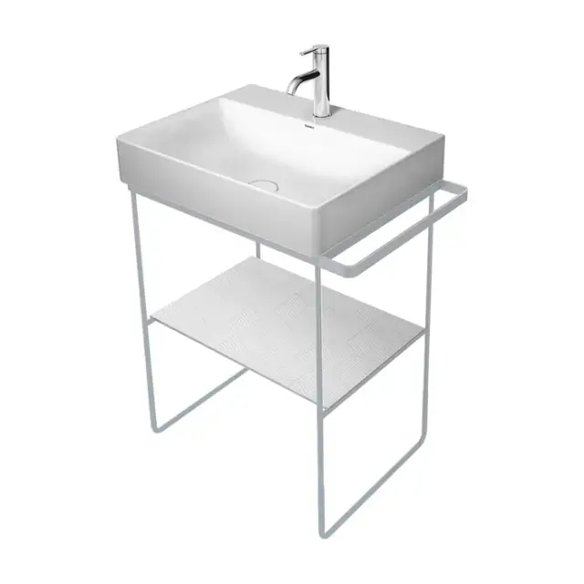 Duravit DuraSquare Консоль металлическая напольная регулировка, цвет Хром 0031151000