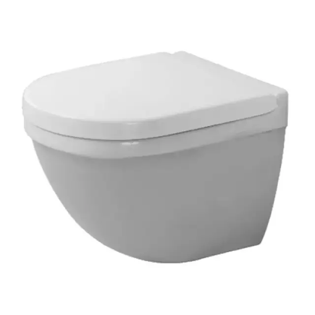 Duravit Starck 3 Унитаз подвесной, 48,5х36 cм, Durafix, цвет белый 2227090000