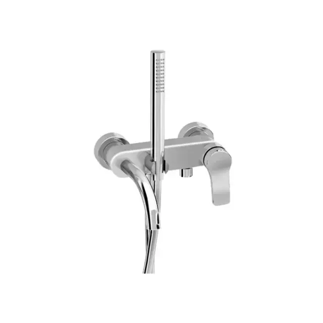 Fantini AL/23 Смеситель для ванны, настенный, излив 19 cм, цвет хром 26 02 B015