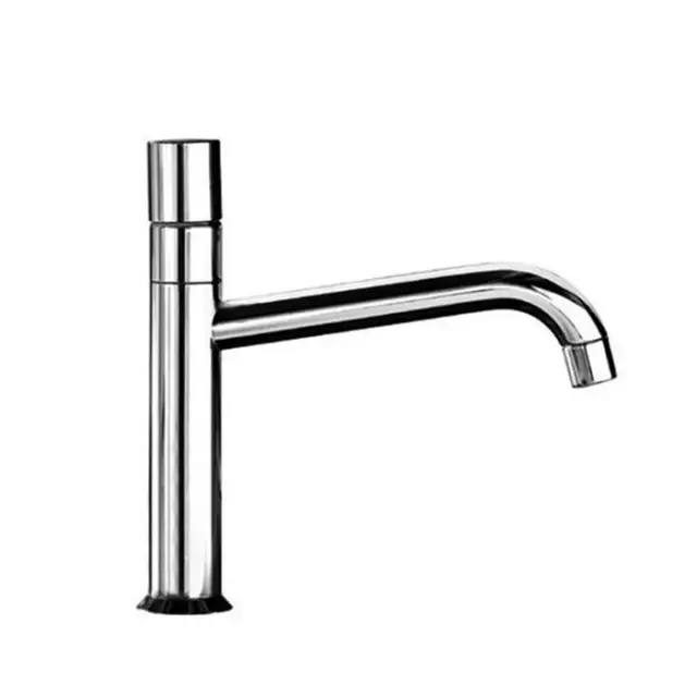 Fantini Nostromo Смеситель для раковины, 1 отв., излив 22 cм, цвет хром 50 02 1651F