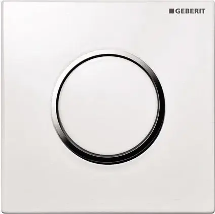 Geberit Sigma 01 Кнопка смыва для писсуара, пневмопривод, пластик, цвет: хром глянцевый 116.011.21.5