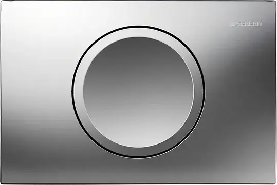 Geberit Delta 11 Кнопка смыва для интсалляции, пластик, 1 режим, цвет: хром матовый 115.120.46.1
