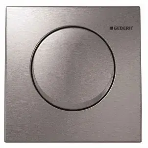Geberit Mambo Кнопка смыва для писсуара, пневмопривод, пластик, цвет: нержавеющая сталь 116.013.FW.1