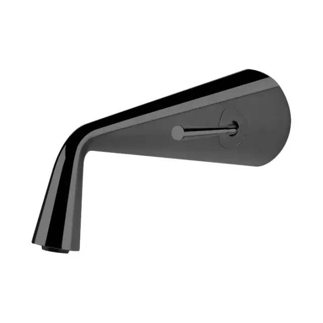 Gessi Cono Смеситель для раковины встраиваемый, излив 21 см, цвет: black metal brushed PVD 45088#707