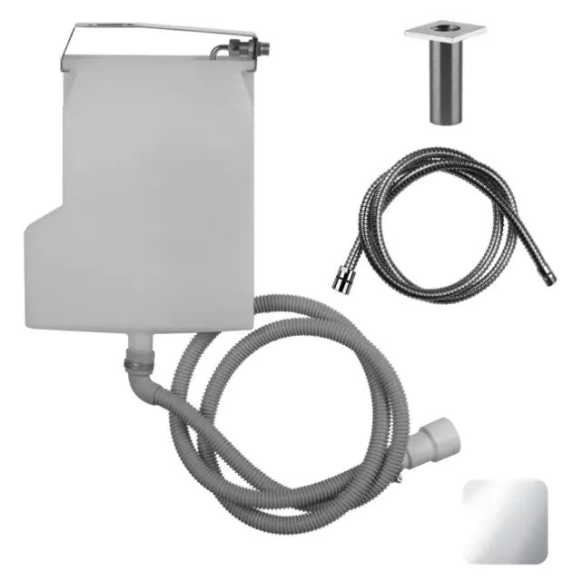 Gessi Система сбора воды для ручного душа с убирающимся шлангом, цвет: chrome 01767#031