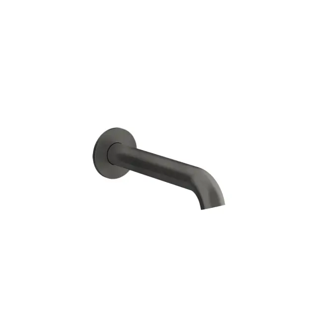 Gessi Origini Излив настенный 19,2 см, цвет: black metal brushed PVD 66103#707