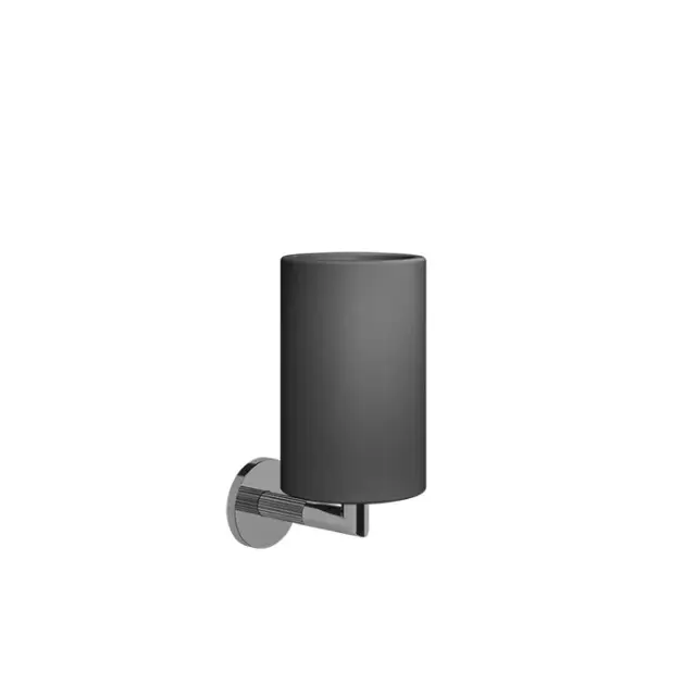 Gessi Ingranaggio Стакан для зубных щеток подвесной, керамический, цвет: black metal brushed PVD 63808#707