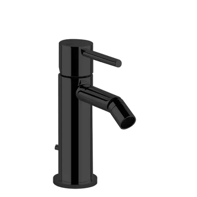 Gessi Emporio Via tortona Смеситель для биде, однорычажный, с донным клапаном, цвет: matte black 18607#299