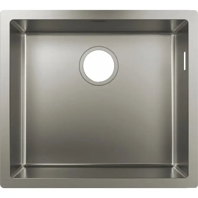 Hansgrohe S71 Кухонная мойка встраиваемая снизу 1 чаша 50x45 см, цвет: нержавеющая сталь 43426800