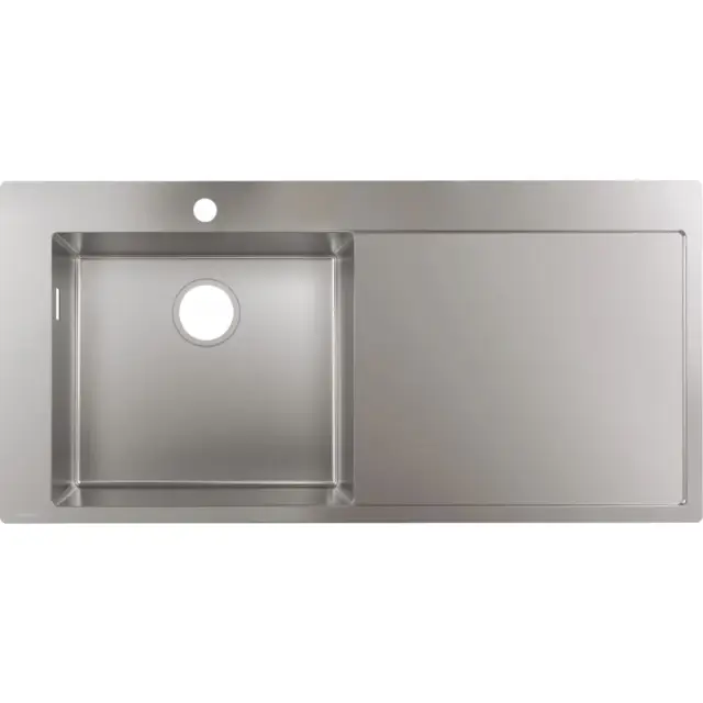 Hansgrohe S71 Кухонная мойка встраиваемая сверху 1 чаша 104,5x51 см, цвет: нержавеющая сталь 43331800