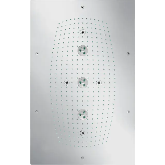 Hansgrohe Raindance Rainmaker Верхний душ встраиваемый в потолок 68x46 см, 3 вида струи, цвет: хром 28417000