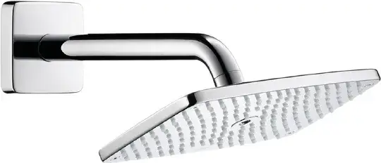 Hansgrohe Raindance E Верхний душ 25x15 см, 1 вид струи, кронштейн настенный 24 см, цвет: хром 27370000