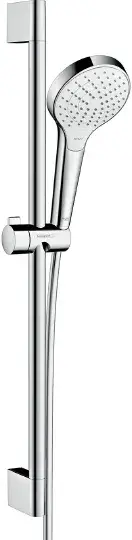 Hansgrohe Croma Select S Душевой гарнитур:лейка 3 режима,штанга 67 см,шланг 160 см, цвет: белый/хром 26562400