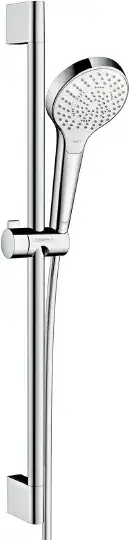 Hansgrohe Croma Select S Душевой гарнитур:лейка 3 режима,штанга 67 см,шланг 160 см, цвет: белый/хром 26560400