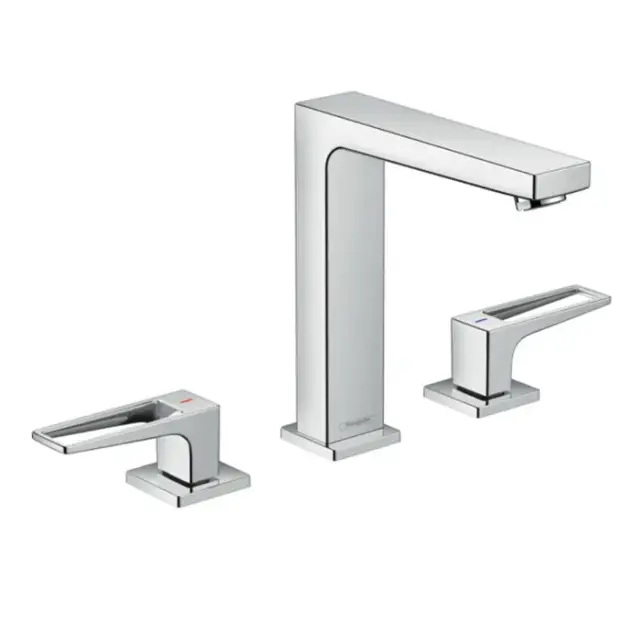 Hansgrohe Metropol Смеситель для раковины на 3 отверстия двухвентильный, цвет: хром 74515000