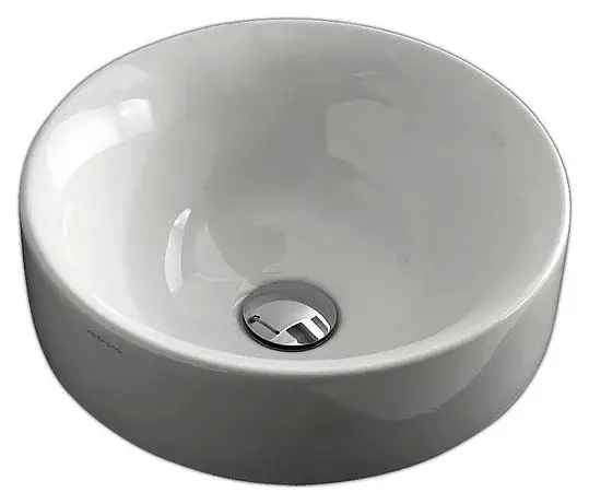 Kerasan Cento Раковина чаша d35x18h см, без перелива, цвет: Bianco 355801