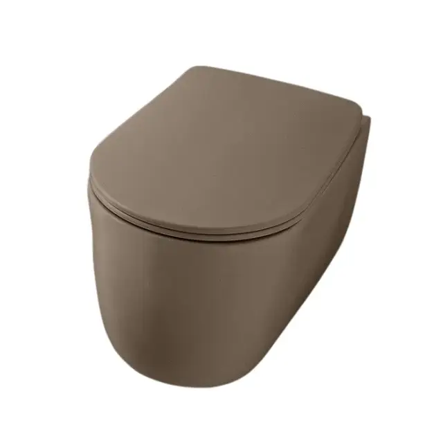 Kerasan Nolita Унитаз подвесной 55x35 см, безободковый, смыв торнадо, цвет: Bruno matt 531588