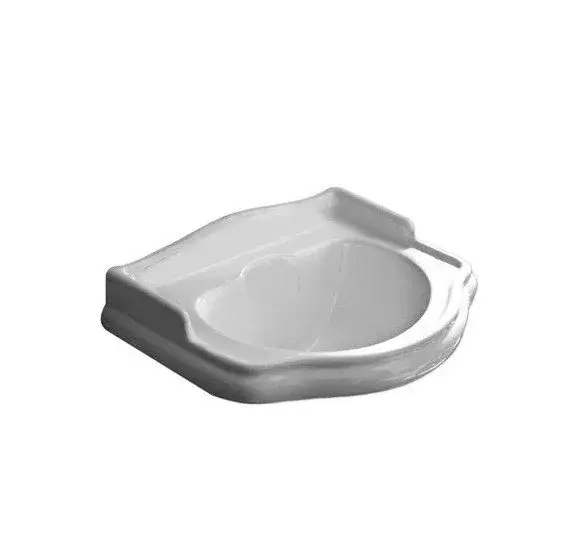 Kerasan Retro Раковина подвесная 41x30 см, без отверстия под смеситель и перелива, цвет: Bianco 103301*0