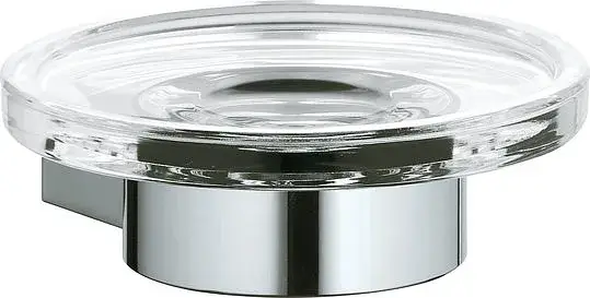 Keuco Plan Мыльница со стеклянной чашей, подвесная, цвет: хром 14955 019000