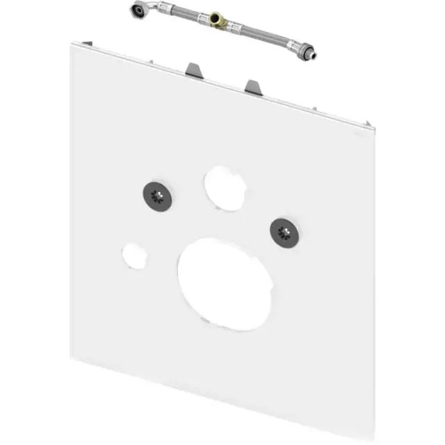 Tece Lux Нижняя панель из стекла для унитаза-биде, цвет: белый глянцевый 9650104