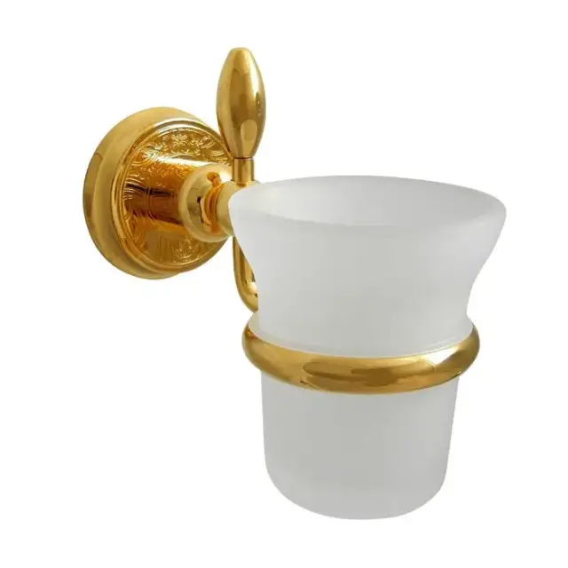 Nicolazzi Liberty Стакан стеклянный подвесной, цвет: золото 1088GO16