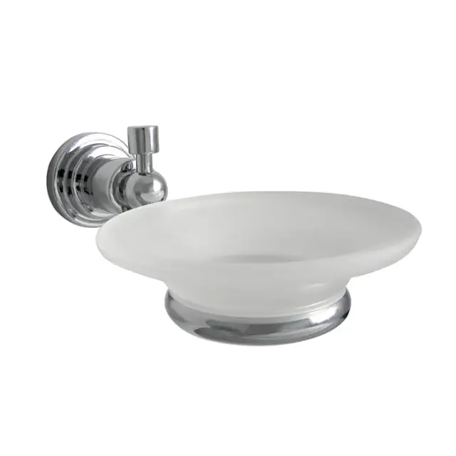 Nicolazzi Monte Croce Мыльница со стеклянной чашей, подвесная, цвет: хром 1487CR27