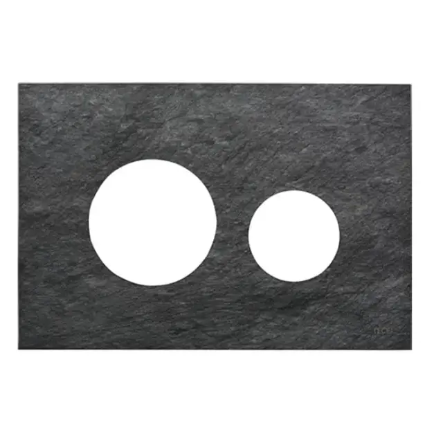 Tece Loop Кнопка смыва для унитаза, внешняя панель без клавиш, плитка сланцевая, цвет: серый 9240675