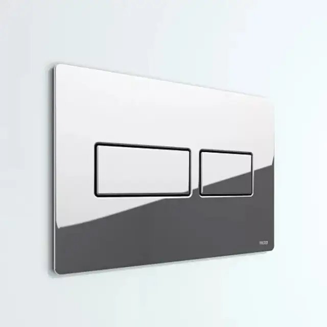 Tece Solid Кнопка смыва для унитаза антивандальная, металл, цвет: хром глянцевый 9240431