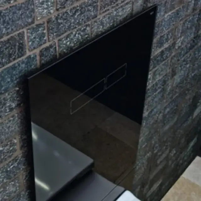 Tece Lux Верхняя панель из стекла с сенсорным блоком управления, цвет: черный глянцевый 9650003