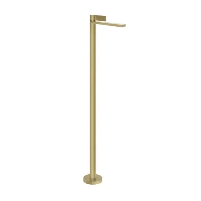 Gessi Inverso Rigato Смеситель для раковины напольный 108,7 см, цвет: brushed brass PVD 73595#727